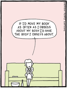 A comic about body obsession and exercise.