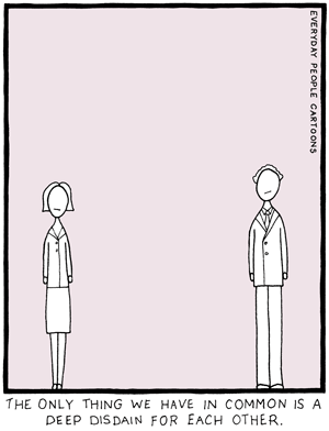 A comic about divorce.