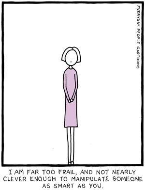 a comic about manipulation and mind games and feeding a ego