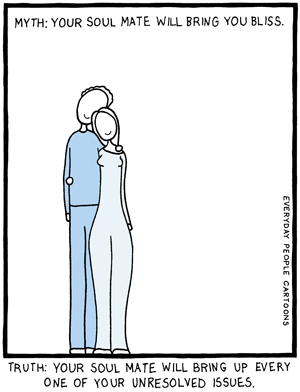 comic about soul mates, love, relationships
