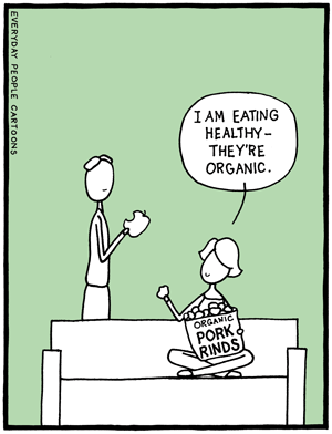 organic junk food comic 