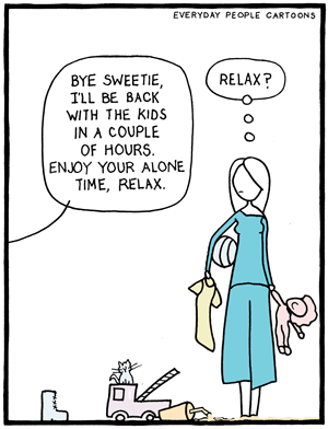stressed mom comic