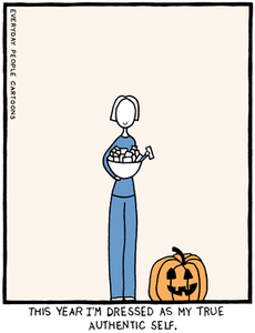 A comic about self-esteem and costumes.