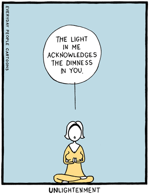 comic about enlightenment, unlightenment, unenlightenment