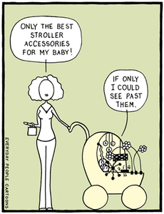 stroller accessories comic