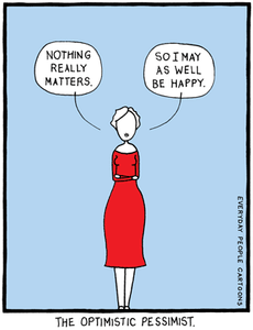Optimistic Pessimist comic cartoon