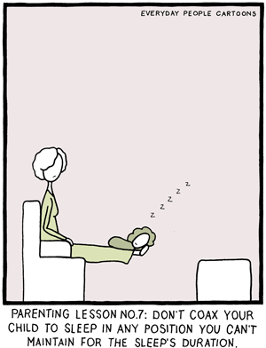 comic about sleeping babies