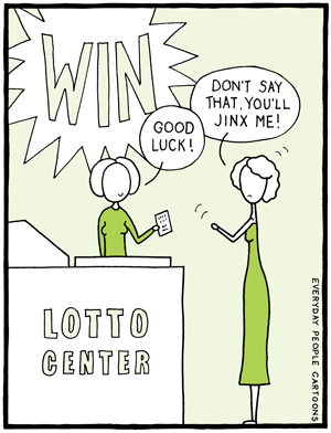 comic about buying lottery tickets