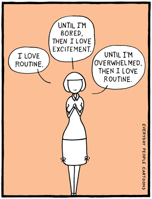 Routine Comic Routine Comic by Everyday People Cartoons