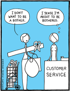 A comic about people who bother customer service representatives.